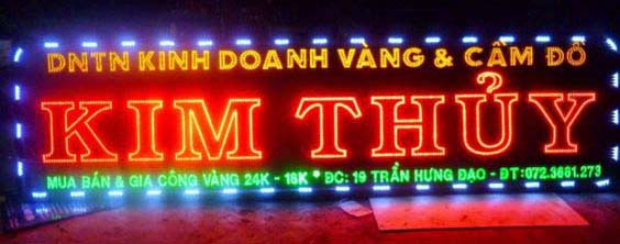 thiết kế biển hiệu led