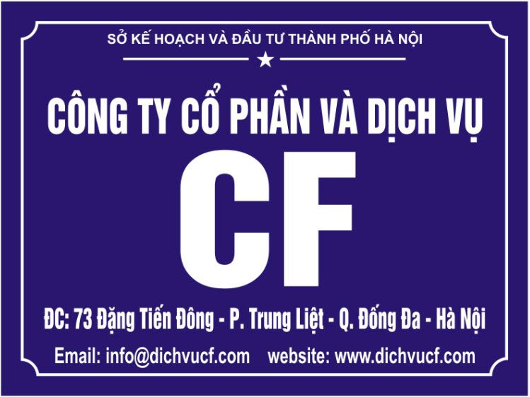 biển mica công ty