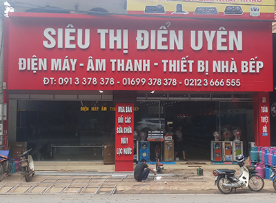 làm biển quảng cáo siêu thị tại Sơn La