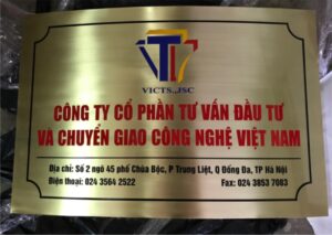 bảng hiệu inox ăn mòn